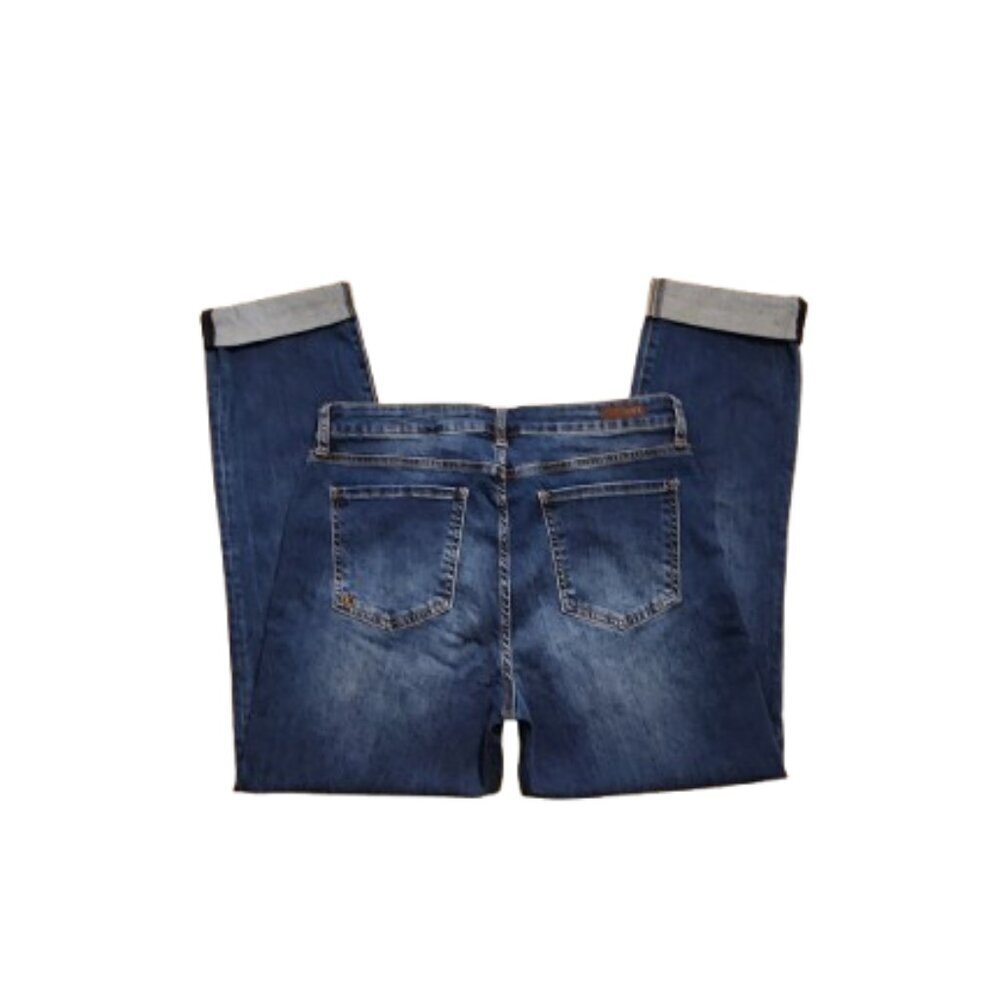 Kut from the Kloth Denim High-Rise Cuffed Boyfriend Jeans (Size: 12) - Picture 3 of 6